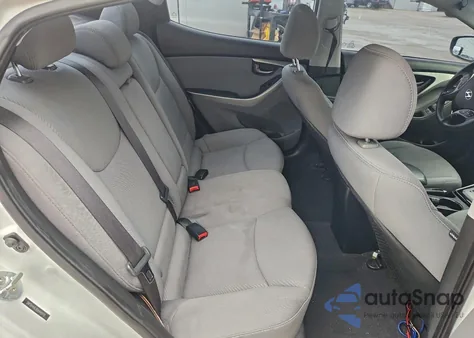 2013 Hyundai Elantra Gls из США, поврежденный, VIN 5NPDH4AE8DH449110